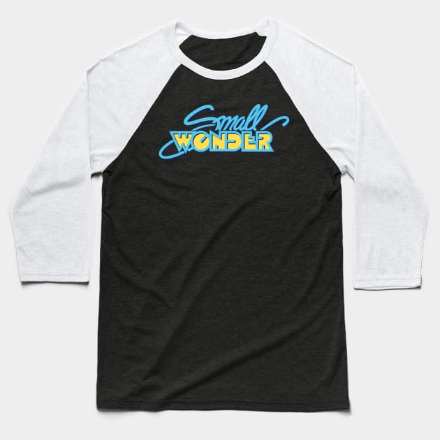 Small Wonder Baseball T-Shirt by montygog